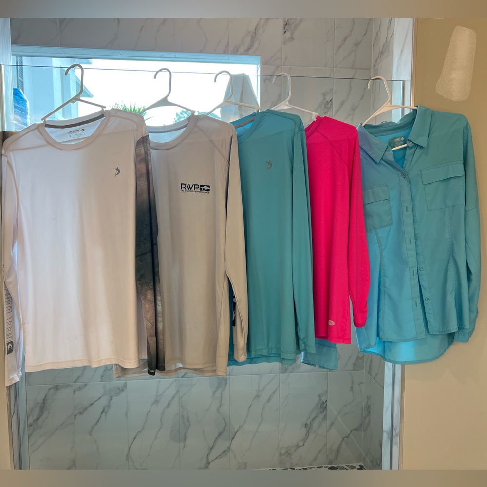 Long sleeve Fishing shirts bundle